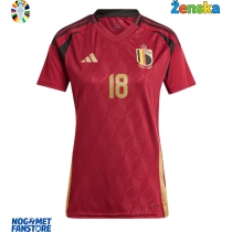 Belgija Orel Mangala #18 Domaci Dres za Ženska EP 2024 Kratak Rukav